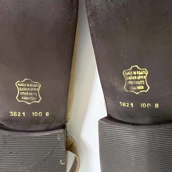 Paradox Ankle Wrap Leather Mules in Sand Size 10B - Picture 13 of 13